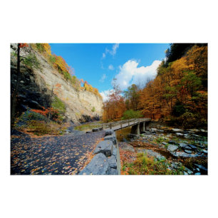 Taughannock Falls Staat Park Poster