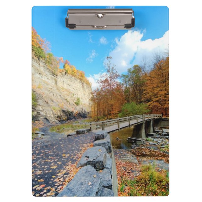Taughannock fällt Staats-Park Klemmbrett (Vorderseite)