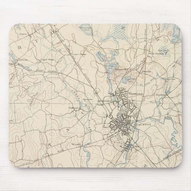 Taunton, Massachusetts Mousepad (Vorne)