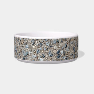 Taupe Beton Zement Blauer Aggregatweg Napf