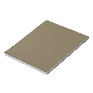Taupe braune Farbe Hintergrund anpassbar Notizblock