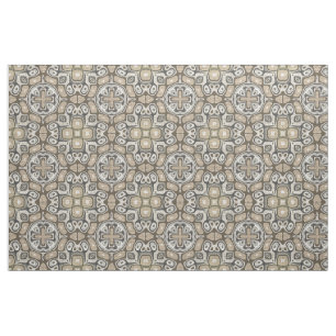 Taupe Brown Gray Beige Angesagte Bohemische Kunst Stoff