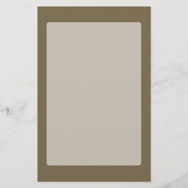 Taupe Coffee Color Decoder individuell einstellbar Briefpapier (Vorderseite)