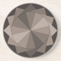 Taupe-Entwurfs-Untersetzer