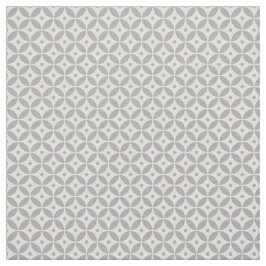 Taupe Geometric Circles Muster Shippo. Küste Stoff