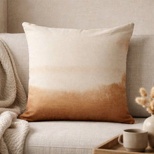 Taupe-Gold-Streifen-Wurfkissen Kissen