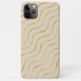Taupe-Gold Zickzack Case-Mate iPhone Hülle