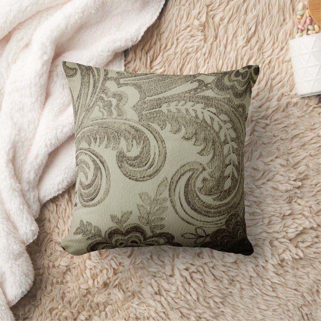 Taupe iraki Paisley Classic | Kissen (Decke)
