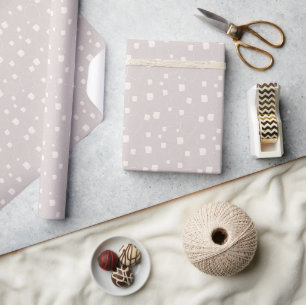Taupe Ivory Neutral Abstrakt Moderne Minimalistisc Geschenkpapier