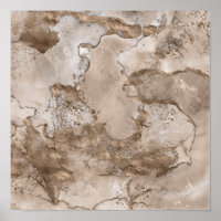 Taupe Marmor und Gold abstrakt