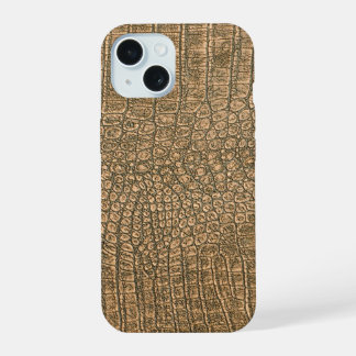 Taupe moderne Croc Cuir Texture