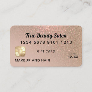 Taupe Parties scintillant Gold Certificat cadeau d
