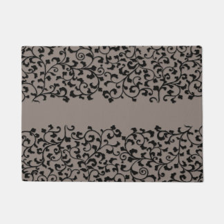 Taupe-Schmiedeeisen Fußmatte