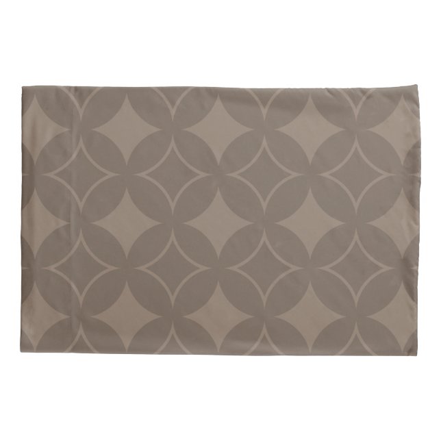 Taupe Shippo Kissenbezug (Rückseite)