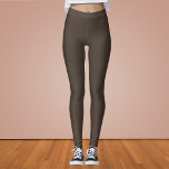 Taupe Solid Color Leggings<br><div class="desc">Taupe Solid Color</div>