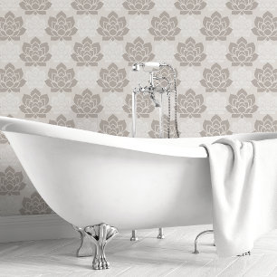 Taupe Sophisticated Succulent Tapete