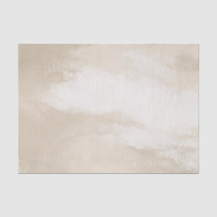 Taupe und Creme Schattiertes Gewebe Seidenpapier