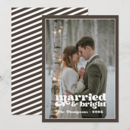 Taupe & White Newlyweds Weihnachten
