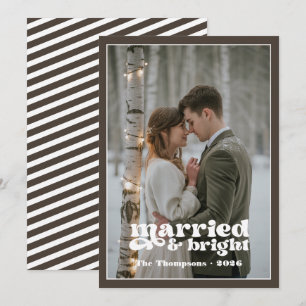 Taupe & White Newlyweds Weihnachten