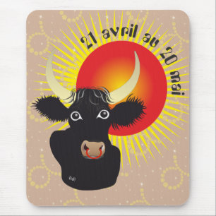Taureau 21 avril au 20 mai Tapis de souris Mousepad