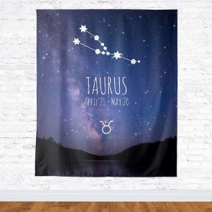 Taureau   Tapisserie d'Astrologie Personnalisée