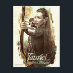 TAURIEL™ Tochter von Mirkwood Postkarte<br><div class="desc">Der Hobbit: Die Schlacht der fünf Armeen | Diese Grafik zeigt TAURIEL™ mit ihrem Pfeil und ihrem Bogen: "TAURIEL™ Tochter von Mirkwood".</div>