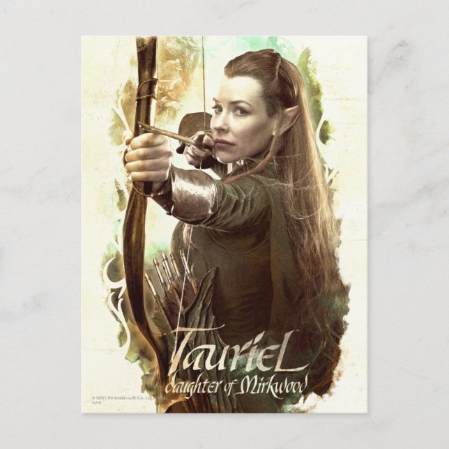 TAURIEL™ Tochter von Mirkwood Postkarte (Vorderseite)