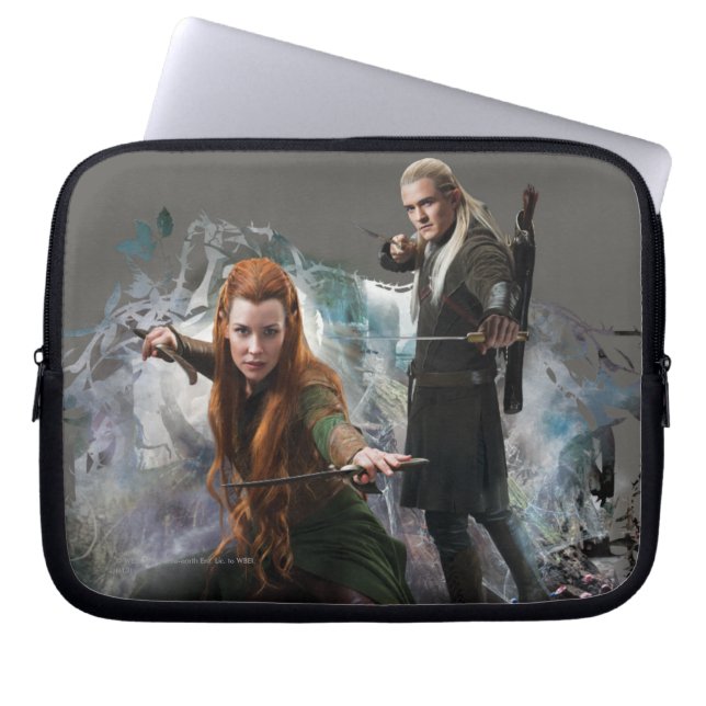 TAURIEL™ und LEGOLAS GREENLEAF™ Graphic Laptopschutzhülle (Vorderseite)