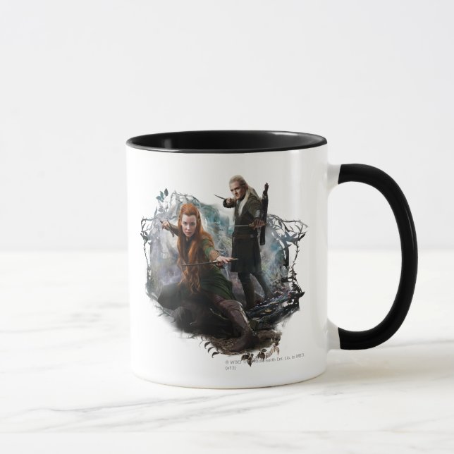 TAURIEL™ und LEGOLAS GREENLEAF™ Graphic Tasse (Rechts)
