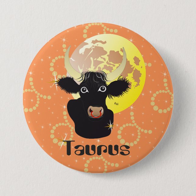 Taurus 21. April bis 20. Mai Button (Vorderseite)