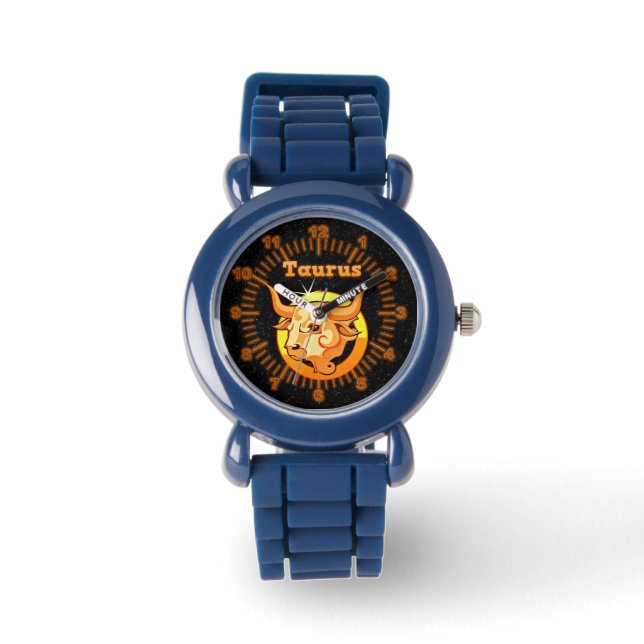 Taurus-Abbildung Armbanduhr (Vorderseite)