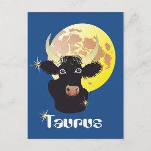 Taurus April 21 to May 20 Postcards Postkarte