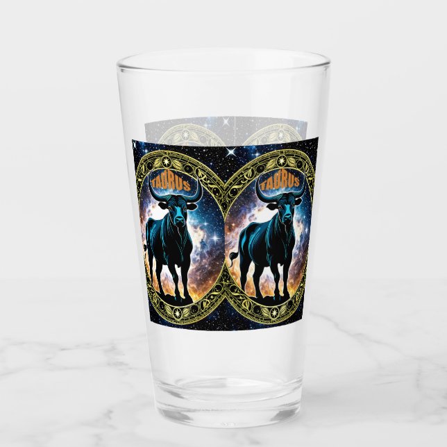 Taurus-Astrologie Glas (Vorderseite)