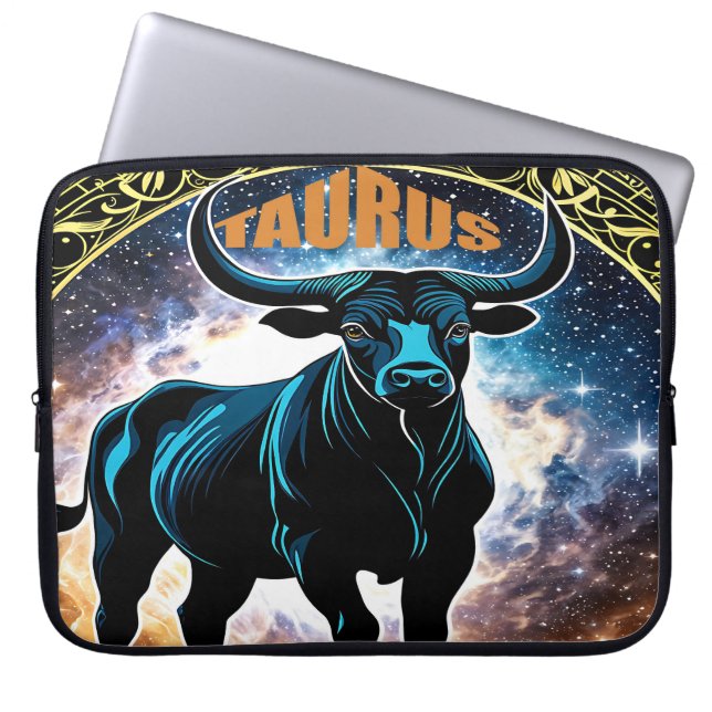 Taurus Astrologie Laptopschutzhülle (Vorderseite)
