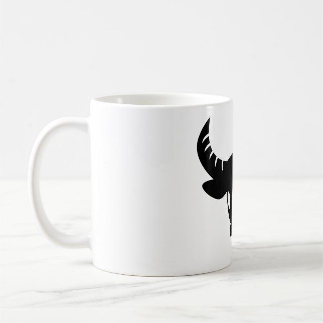 Taurus Astrologisches Symbol Kaffeetasse (Links)