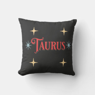 Taurus Astrologisches Zeichen Kissen