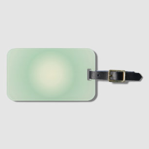 Taurus Aura Gradient Zodiac, Grüner Aurasradient Gepäckanhänger