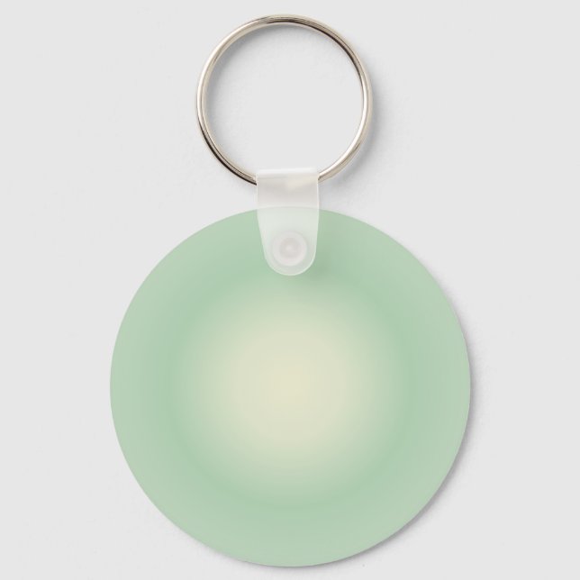 Taurus Aura Gradient Zodiac, Grüner Aurasradient Schlüsselanhänger (Vorderseite)