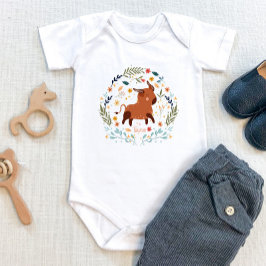 Taurus Baby - Adorable & Stubborn - Zodiac Apparel Strampler