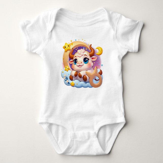 Taurus Baby Bodysuit Ein Stück Strampler (Vorderseite)