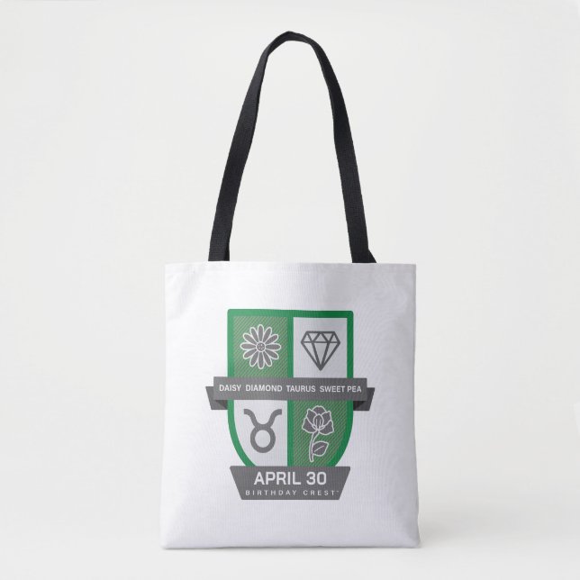 Taurus Birthday Crest™ for April 20-30 Tasche (Vorderseite)