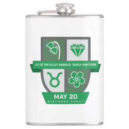 Taurus Birthday Crest™ for May 1-20 Flachmann