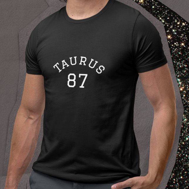 Taurus | Black Birthday T-Shirt (Von Creator hochgeladen)