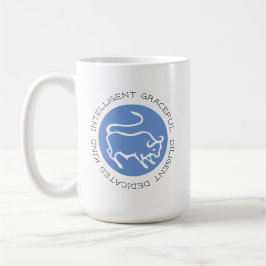 Taurus Bull Logo Zodiac Star Signatur Astrologie K Kaffeetasse