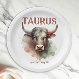 Taurus Bull Zodiac Geburtstagsparty Pappteller