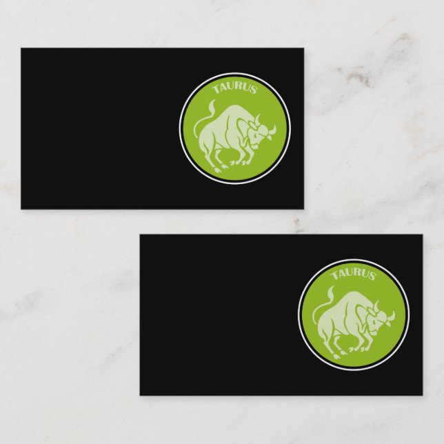 Taurus Business Card Visitenkarte (Vorne/Hinten)