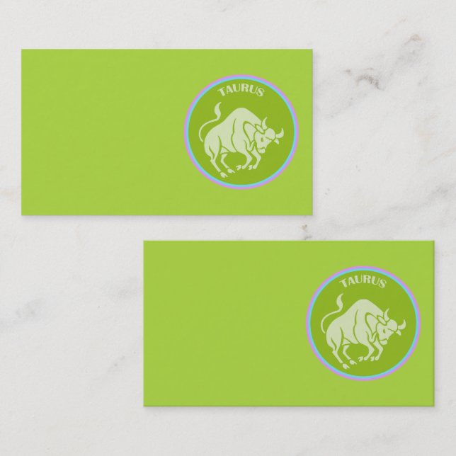 Taurus Business Card Visitenkarte (Vorne/Hinten)