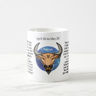 Taurus Café Mug pour les amateurs de Zodiac