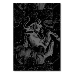 Taurus Constellation Hevelius Dekor 1690 Tischnummer