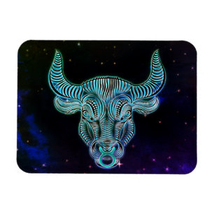 taurus der bulle zodiac magnet